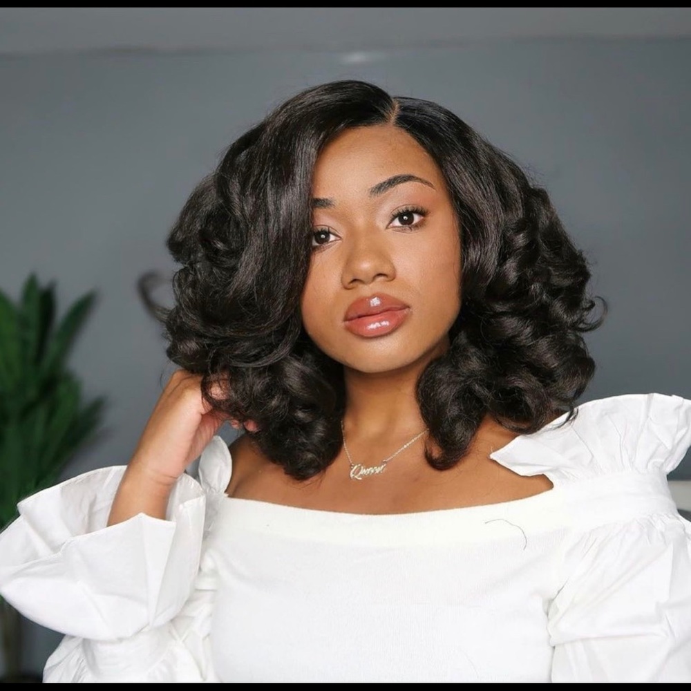 Human Hair blend wig